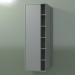 3d model Wall cabinet with 1 left door (8CUCEDS01, Silver Gray C35, L 48, P 36, H 144 cm) - preview