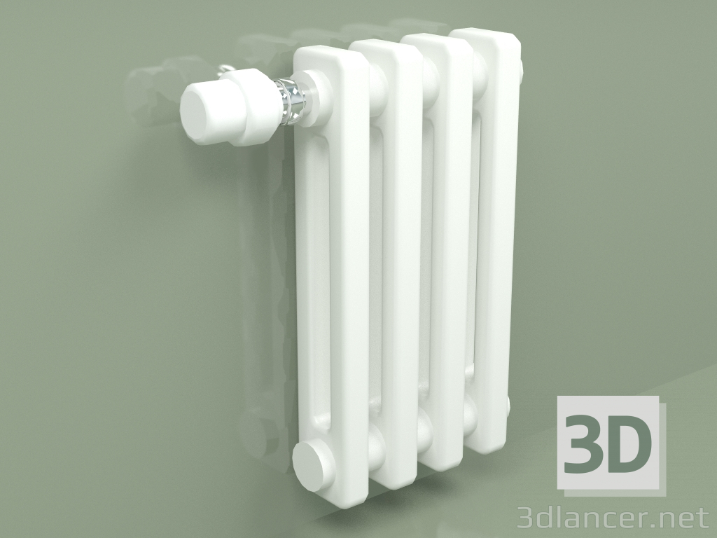 3d model Radiador Delta Laserline (DL2, H 350 mm, RAL - 9016) - vista previa