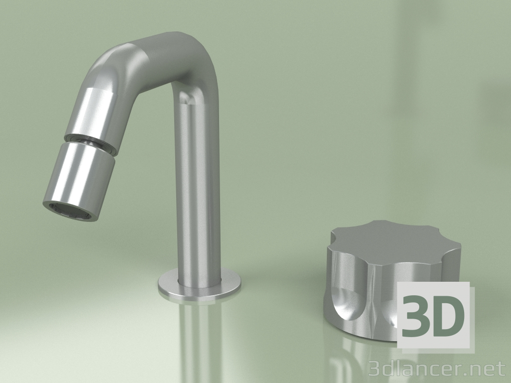 3d model Two-hole hydro-progressive mixer, 133 mm high (17 37, AS) - preview