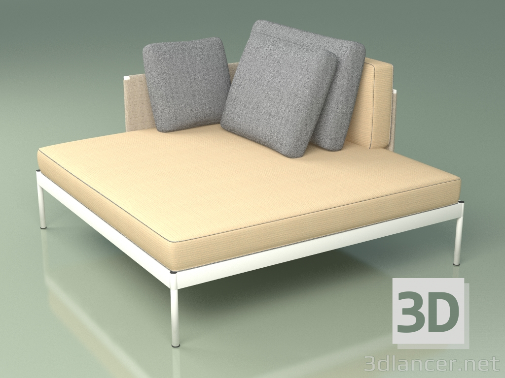 3D Modell Modulares Sofa (354 + 331, Option 2) - Vorschau