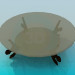 modèle 3D Table basse ronde en verre - preview
