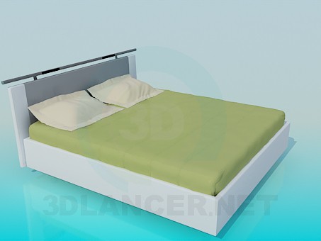 modelo 3D Cama de matrimonio - escuchar modelo 3D Cama de matrimonio - escuchar