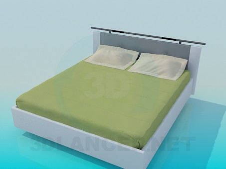 modelo 3D Cama de matrimonio - escuchar modelo 3D Cama de matrimonio - escuchar