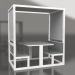 3D Modell Esszimmerkabine (Weiß) - Vorschau