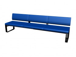 Bench with backrest RB220 4