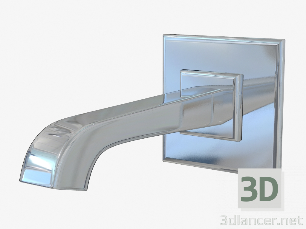 3D modeli Gömme Sıva Üstü Çıkış (36104) - önizleme