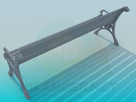 3d model Bench - preview 3d model Bench - preview