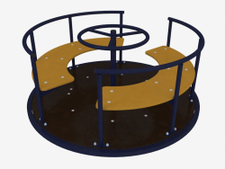 Children's playground carousel (6508L)