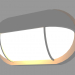 modello 3D Lampada da parete PLAFONIERE OVALE CON VISIERA ORIZZONTALE (S25) - anteprima
