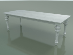 Dining table (33, White, Marble)