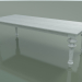 modello 3D Tavolo da pranzo (33, bianco, marmo) - anteprima