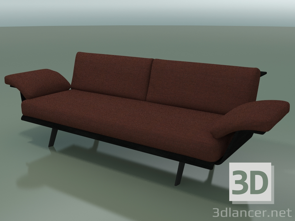 modèle 3D Module central Lounge 4403 (L 180 cm, Noir) - preview