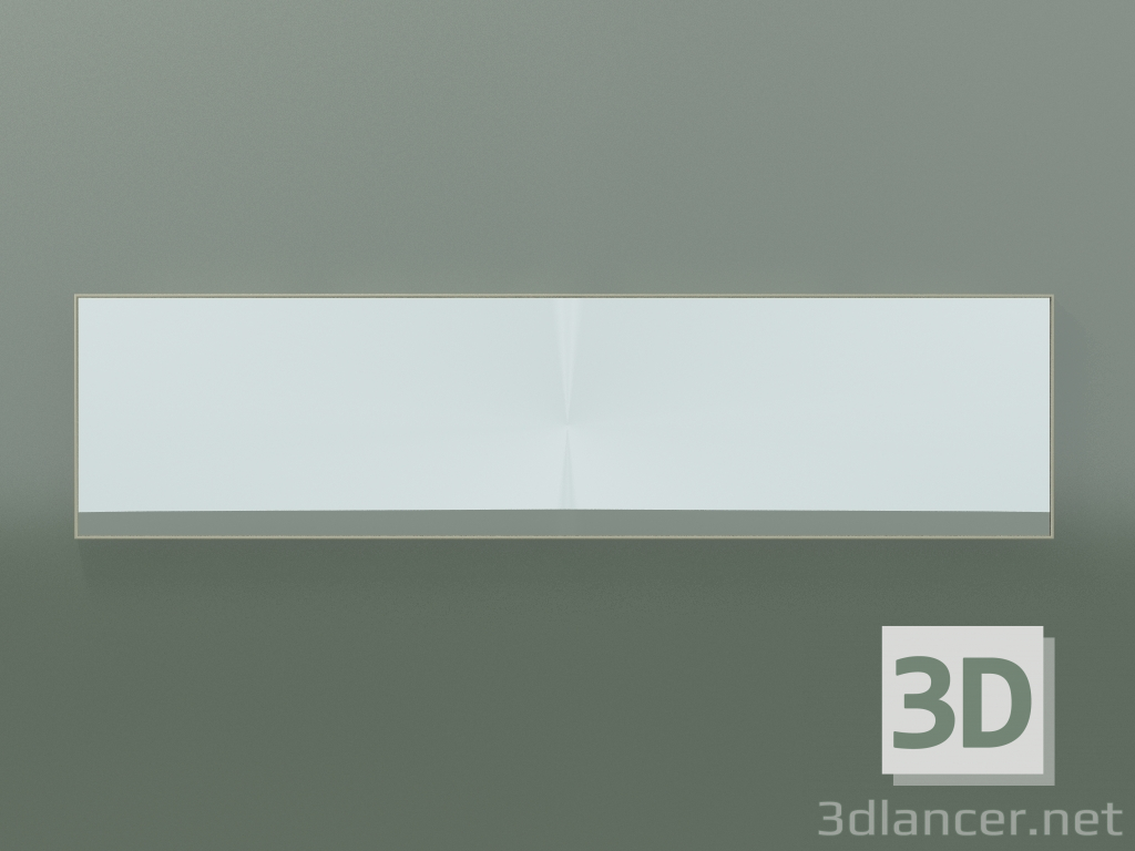 Modelo 3d Espelho Rettangolo (8ATHB0001, Bone C39, H 48, L 192 cm) - preview