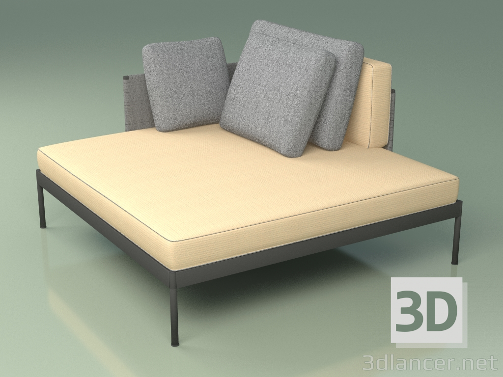 3D Modell Modulares Sofa (354 + 331, Option 1) - Vorschau