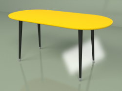 Журнальный столик Soap краска (желто-горчичный)