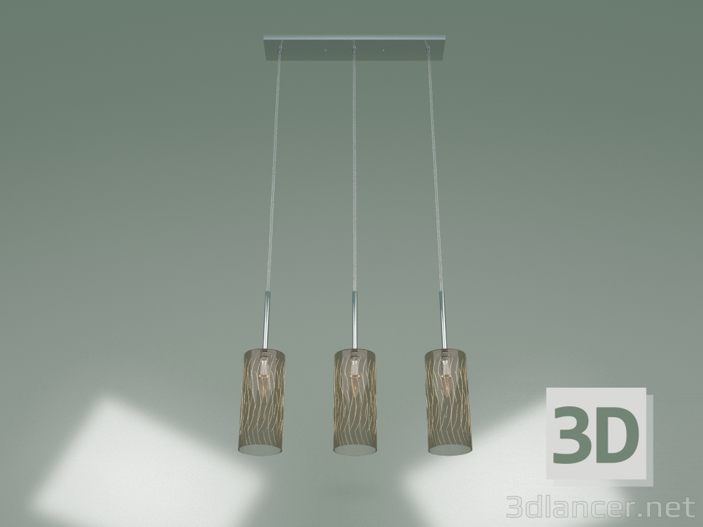 3d model Pendant lamp Pablo 50149-3 (chrome) - preview