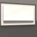 3 डी मॉडल मिरर ZL 18 (750x450, सफेद, लकड़ी की भूरी रोशनी) - पूर्वावलोकन