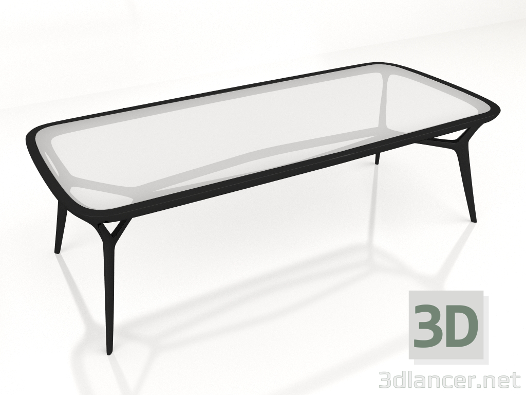 modèle 3D Table à manger Sevenmiles rectangulaire 250 - preview