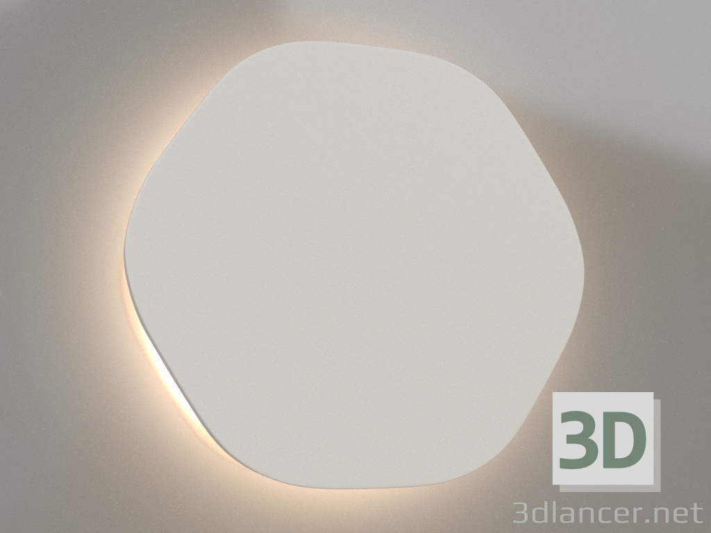 modello 3D Lampada da parete-soffitto (C0115) - anteprima
