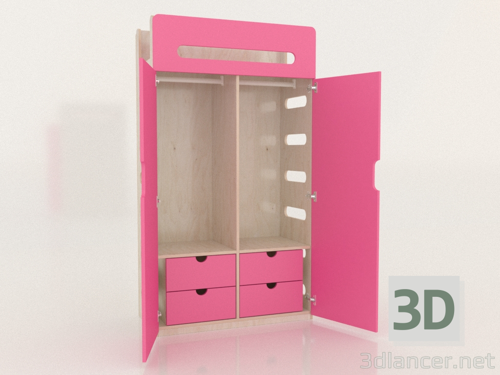 3d model Wardrobe open MOVE WE (WFMWE1) - preview