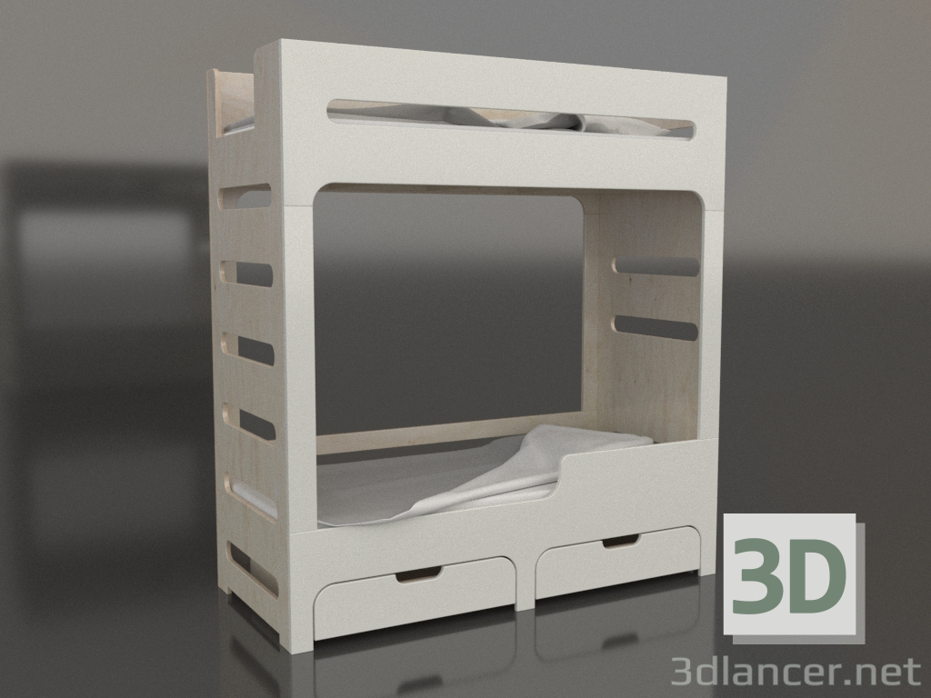 modèle 3D Lit superposé MODE HR (UWDHR0) - preview