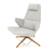 3d model Armchair with a wooden base - preview