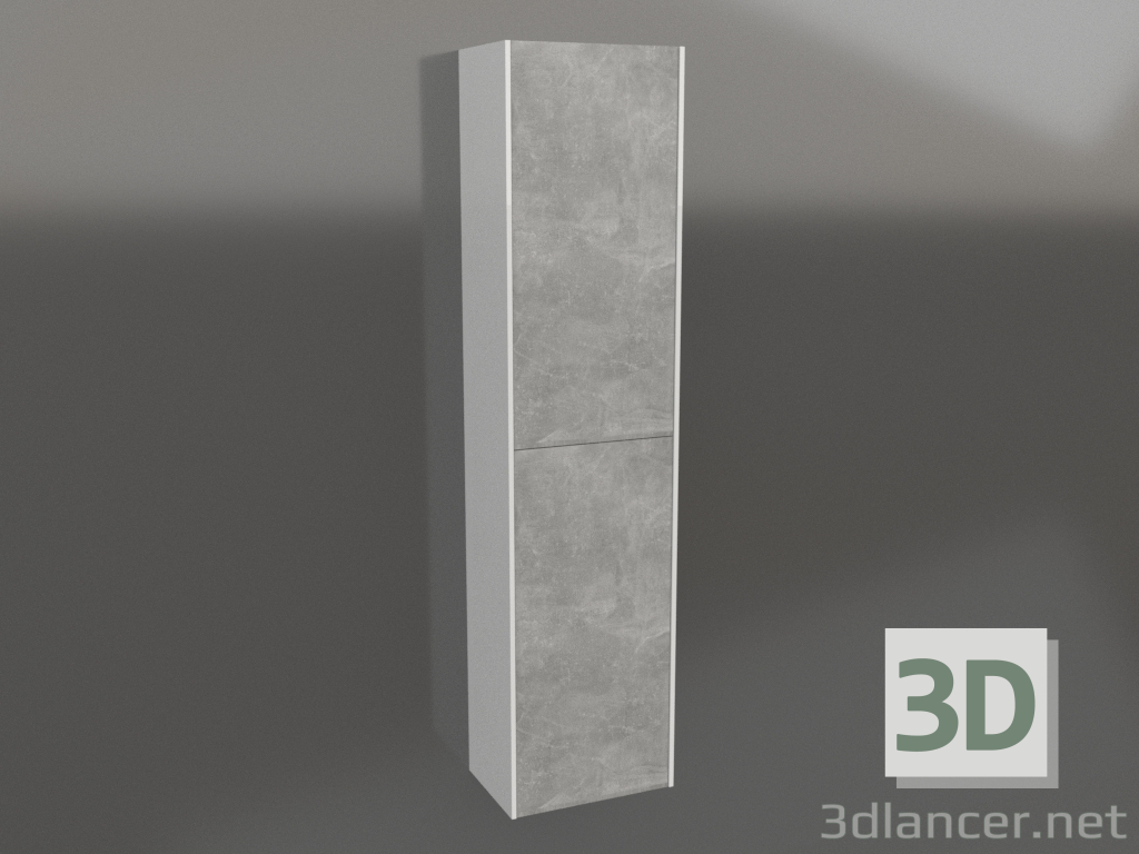 3D modeli Askılı kalem kutusu 36,5 cm (MOB0535W+MOB0735BS) - önizleme