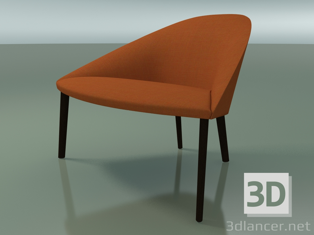 3D Modell Sessel 4304 (M-96 cm, 4 Holzbeine, Wenge) - Vorschau