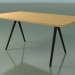 3d model Soap-shaped table 5431 (H 74 - 90x160 cm, legs 150 °, veneered L22 natural oak, V44) - preview