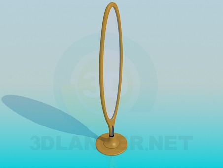 3d model Floor mirror - preview 3d model Floor mirror - preview
