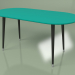 modello 3D Tavolino Vernice saponosa (turchese) - anteprima