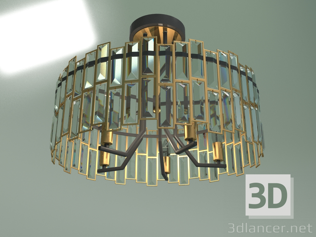 modèle 3D Lustre de plafond Zolletta 313-5 Strotskis - preview