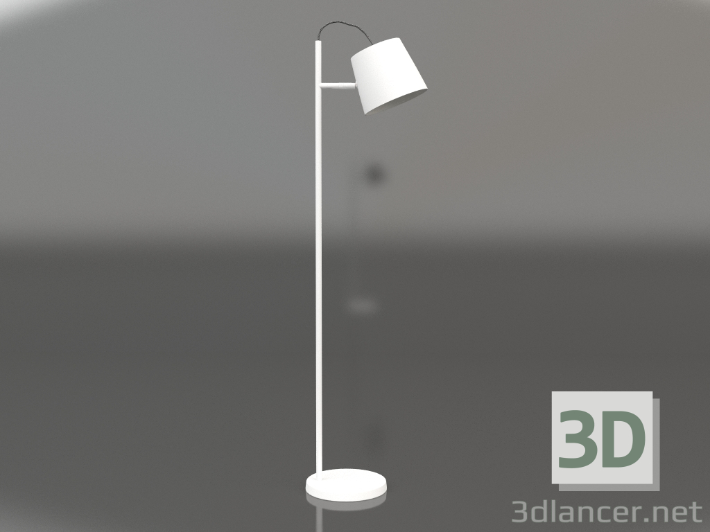 modèle 3D Lampadaire Buckle Head (Blanc) - preview
