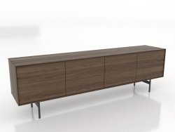 TV dolabı BÜYÜK 2000 mm (açık dişbudak ceviz)