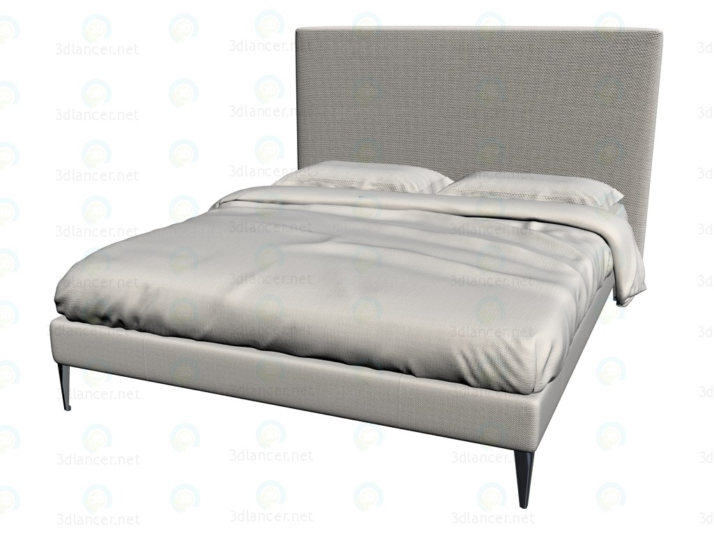 3d модель Ліжко 9846 2 – превью