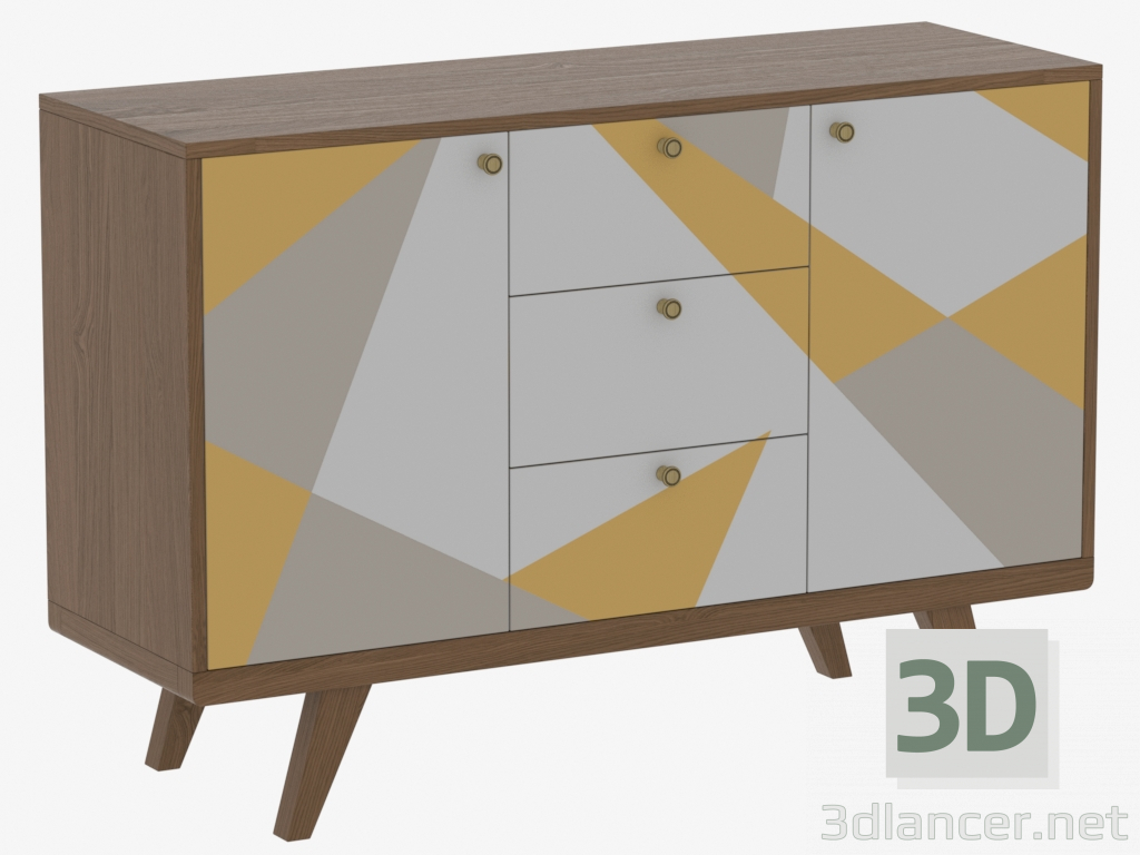 3d model Chest of drawers THIMON (IDC0070010028) - preview