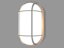 Luminária de parede PLAFONIERE OVAL WITH CAGE (S145G)