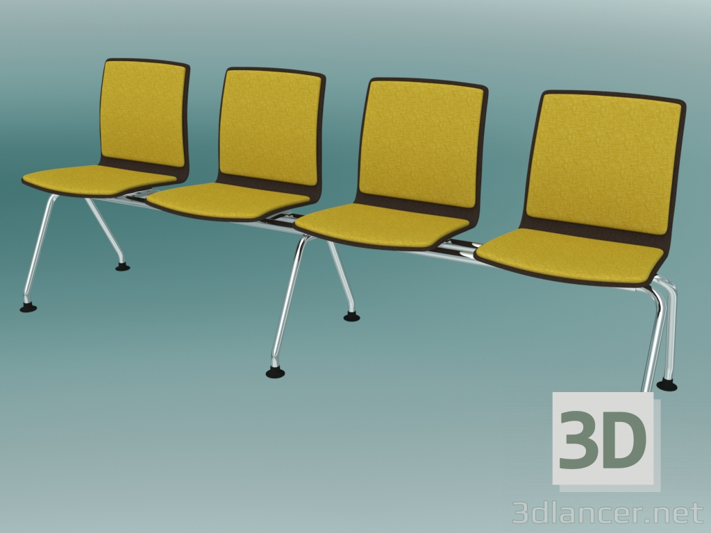 3D modeli Dört kişilik tezgah (K32L4) - önizleme