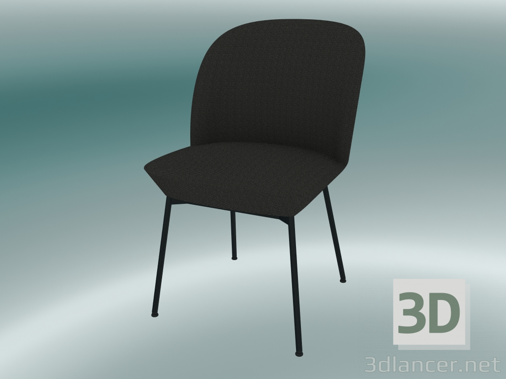 modèle 3D Chaise Oslo (Ocean 3, Anthracite Black) - preview