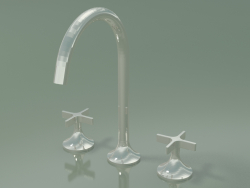 Mixer with two handles and three mounting holes (20 713 809-080010)