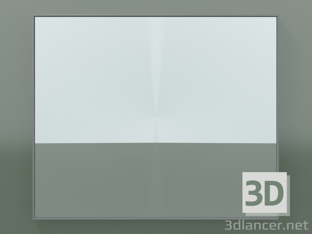 3d model Mirror Rettangolo (8ATCL0001, Silver Gray C35, Н 60, L 72 cm) - preview