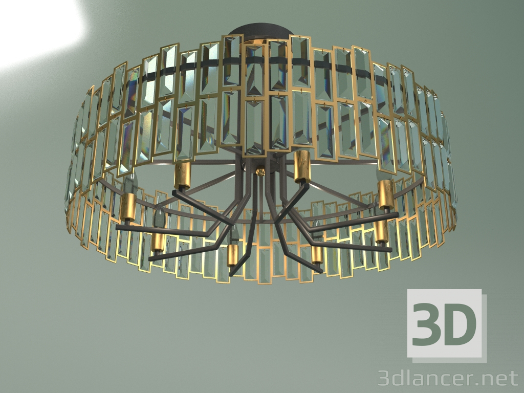 modèle 3D Lustre de plafond Zolletta 313-8 Strotskis - preview