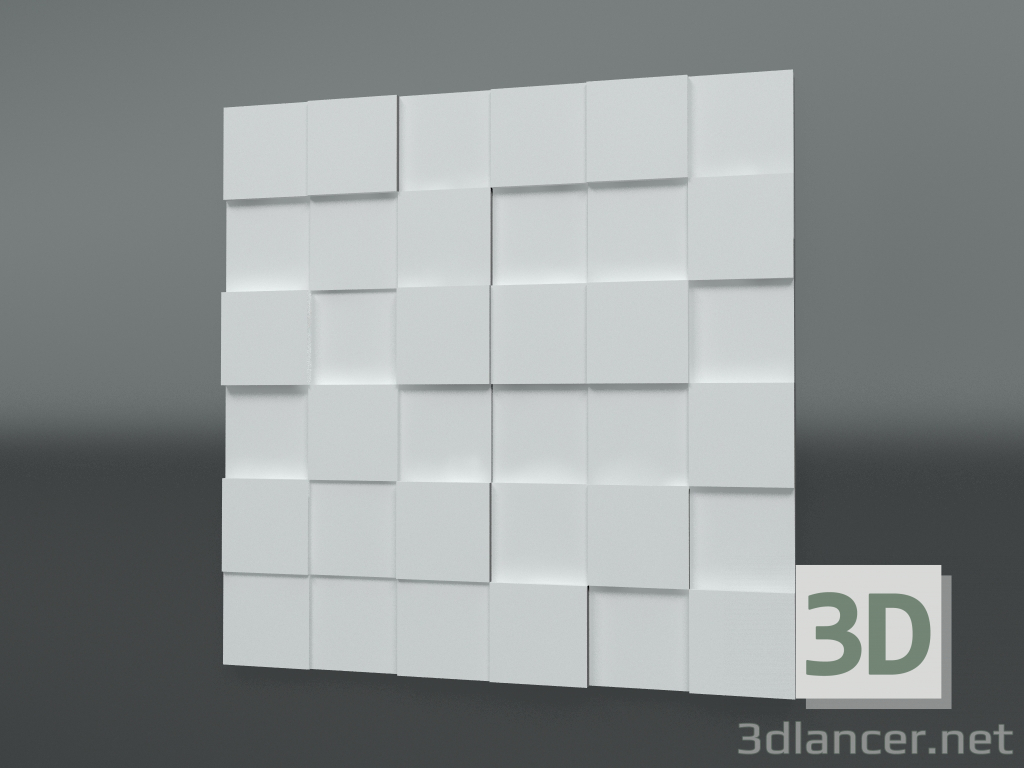 3D modeli Alçı 3d paneli Z-302 - önizleme