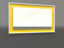 Mirror ZL 18 (750x450, white, luminous yellow)