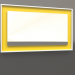3D modeli Ayna ZL 18 (750x450, beyaz, parlak sarı) - önizleme