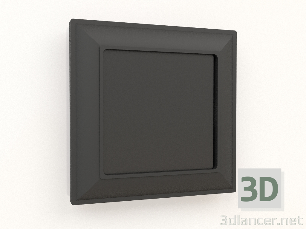 3D modeli Fiş (siyah mat) - önizleme