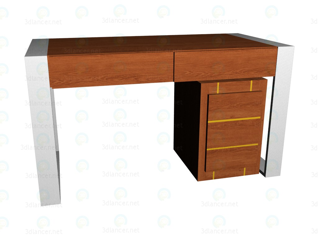 modèle 3D Bureau 140 - preview