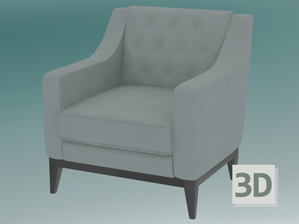 3d model Armchair Brighton Classic - preview