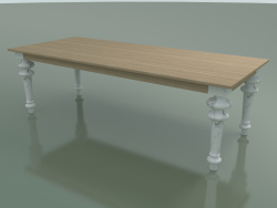 Dining table (33, Rovere Sbiancato, Marble)