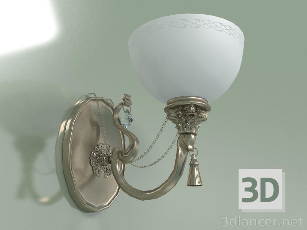 modello 3D Lampada da parete ROMA KLOSZ ROM-K-1 (P) - anteprima